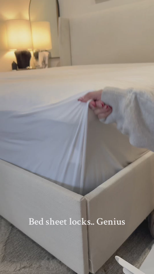 Bed Lock Anti-Slip Bedsheet Grippers- Pack of 4